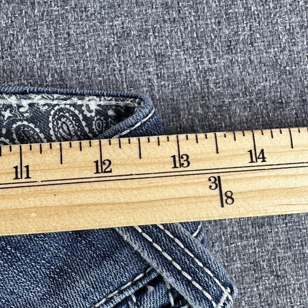 Ariat Jeans Womens 26S R.E.A.L. Denim Blue Bootcut Contrast Stitch Stretch - Picture 9 of 12